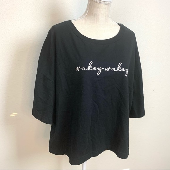 Wakey Wakey Black Top - Picture 4 of 9